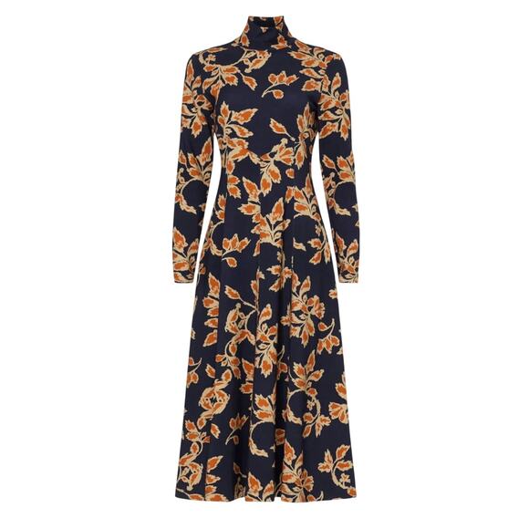 Tanya Taylor Floral Thea Dress in Blue, Size S - Picture 1 of 7